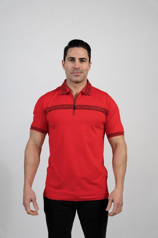 Red Men'S Polo Shirt