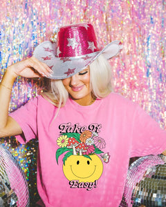Pink Take It Easy T-Shirt