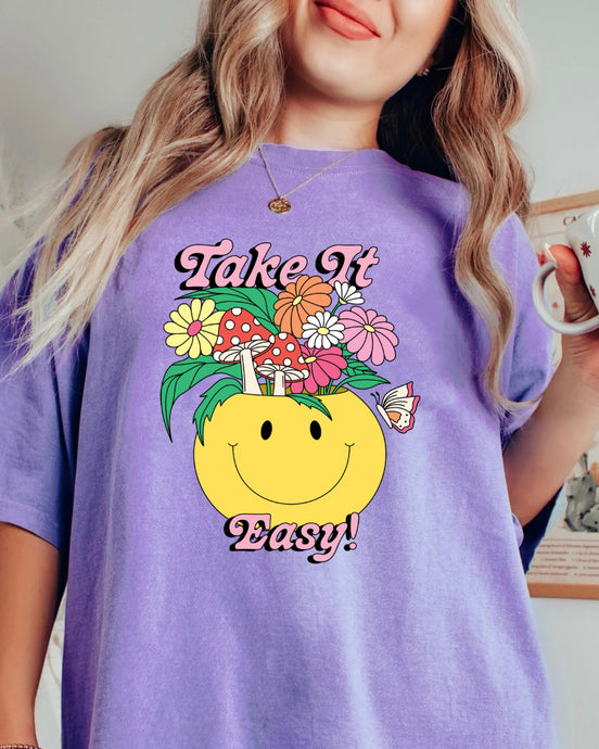 Violet Take It Easy T-Shirt