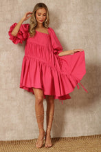 Fuchsia Summer Love Ruched Dress