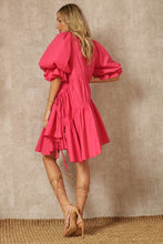 Fuchsia Summer Love Ruched Dress