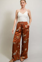 Brown Leopard Print Pants