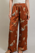 Brown Leopard Print Pants
