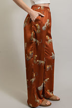 Brown Leopard Print Pants