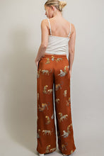 Brown Leopard Print Pants