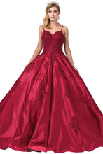 Burgundy Lace Top Shoulder Straps Quinceanera Ball Gown