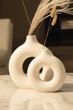 Modern Ceramic Vase Round Shape - 2 Pcs/Set