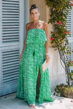 Parakeet Santorini Strapless Maxi Dress