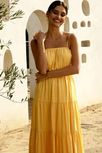 Mango Sorbet Tiered Maxi Dress