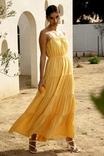 Mango Sorbet Tiered Maxi Dress