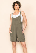 Olive Pocket Detailed Shortall Romper