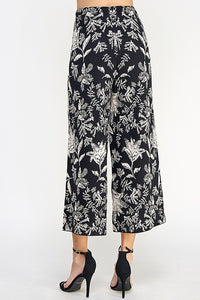 Black Jacquard Sweater Pants