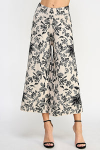 Taupe Jacquard Sweater Pants