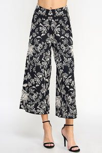 Black Jacquard Sweater Pants