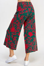 Green/Red Jacquard Sweater Pants