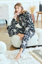 Black Jacquard Sweater Pants