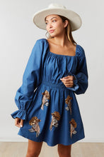 Denim Puff Sleeve Dress