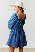 Denim Puff Sleeve Dress