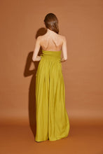 Avocado Oil Lace Detail Tube Jumpsuit