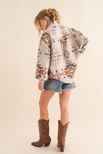 Taupe Exclusive Aztec Western Pullover