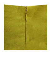 Marcia Gold Satin Strappy Halter Neck Dress