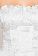 White Wire Corset Sty Romper
