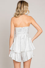 White Wire Corset Sty Romper