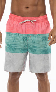 Coral Swimming Trunk Board Shorts Elastic