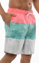 Coral Swimming Trunk Board Shorts Elastic