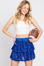 Royal Sequence Ruffle Skort