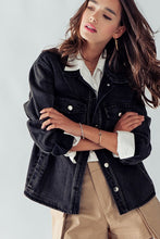 Black Kayla Denim Wash Jacket