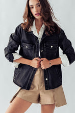 Black Kayla Denim Wash Jacket