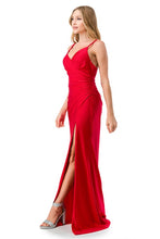 Red Sweetheart Open-Back Off-Shoulder Long Dress