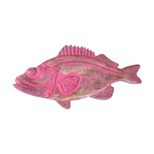 Hand Carved Mango Wood Snook 3-D Wall Art