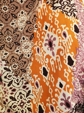 Orange Multi Batwing Sleeved Boho Paisley Print Romper