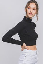 Black Striped V Neck Pullover Sweater