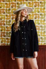 Black Love Patch Jacket