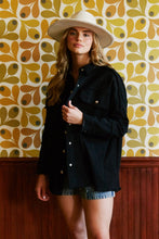 Black Love Patch Jacket