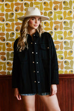 Black Love Patch Jacket