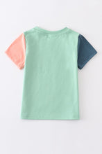 Green Back To School Boy Top