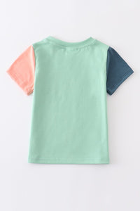 Green Back To School Boy Top