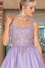 Lilac Golden Embroidery Sweetheart Short Dress