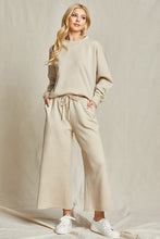 Taupe Solid Textured Matching Set