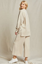 Taupe Solid Textured Matching Set