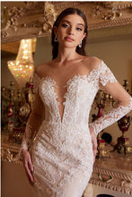 Off White Nude Giselle Wedding Gown