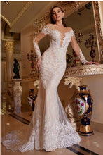 Off White Nude Giselle Wedding Gown