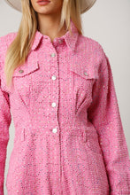 Pink Sequin Utility Romper