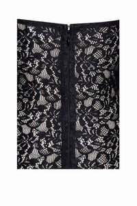 Black Veronica Black Lace Maxi Dress