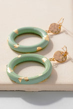 Donut Wood Hoop Earrings
