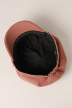 Dusty Pink Solid Color Casual Newsboy Cap Cabbie Hat